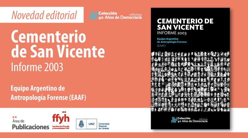 Novedad editorial “Cementerio de San Vicente. Informe 2003”