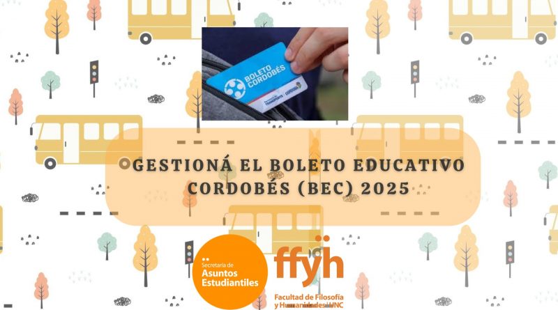 Boleto Educativo Cordobés (BEC) 2025