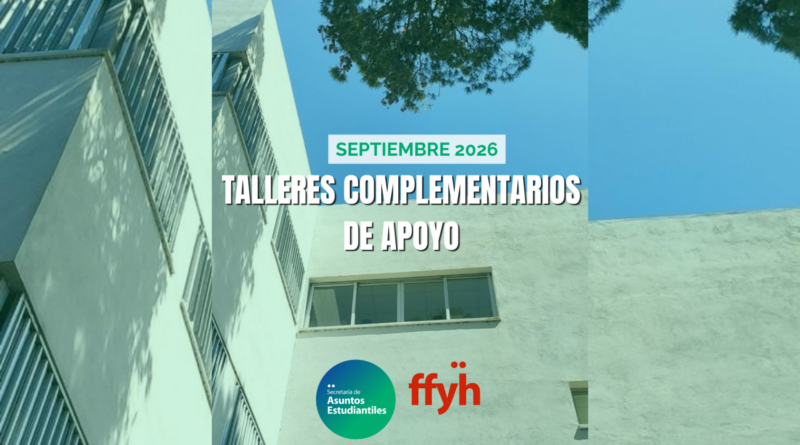 Talleres Complementarios de Apoyo del mes de Septiembre 2026