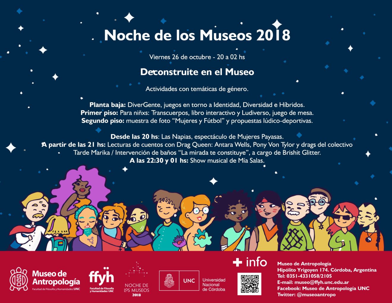 Noche de los Museos 2018: “Deconstruite en el Museo”