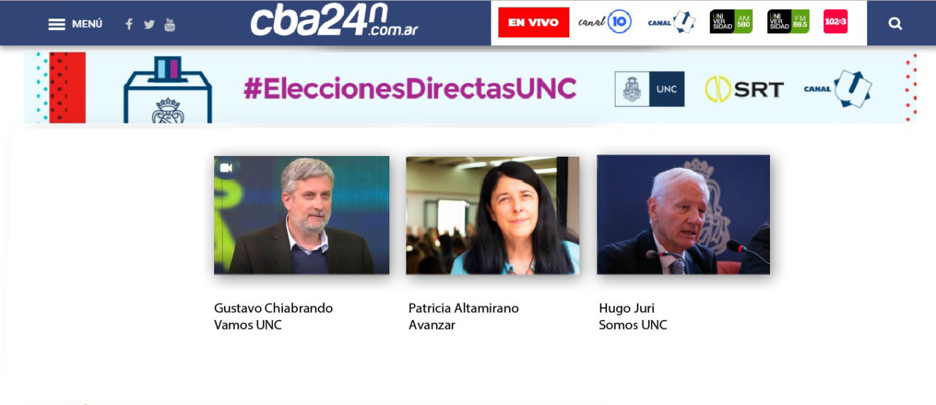 Elecciones UNC 2019: ＂El Debate＂