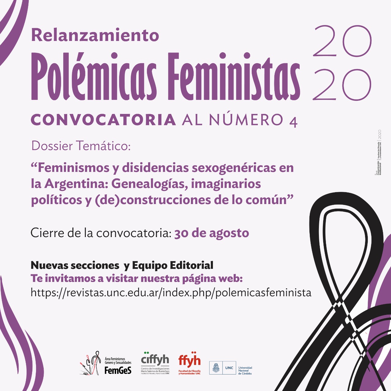 Relanzamiento y nueva convocatoria de la revista Polémicas Feministas