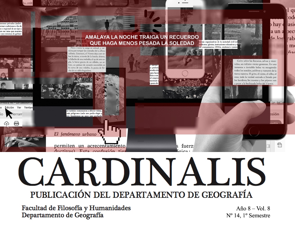 Está disponible el número 14 de Cardinalis, la revista del Departamento de Geografía