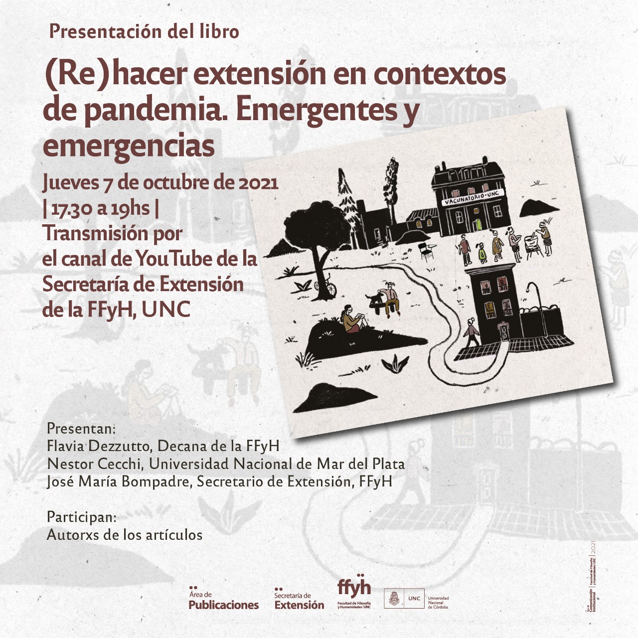 Presentación del libro: (Re)hacer extensión en contextos de pandemia. Emergentes y emergencias
