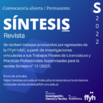 Revista Síntesis - Convocatoria abierta n° 12 (2022)