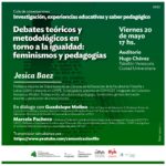 Conversatorio: "Debates teóricos y metodológicos en torno a la igualdad: feminismos y pedagogías"