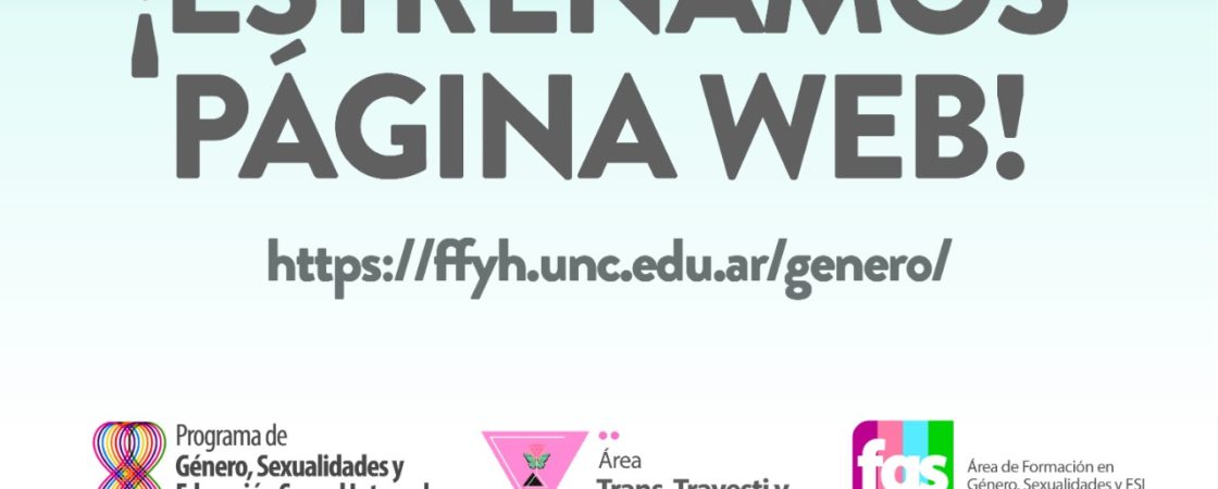 Nuevo espacio en la web de la FFyH para sus áreas de género y sexualidades