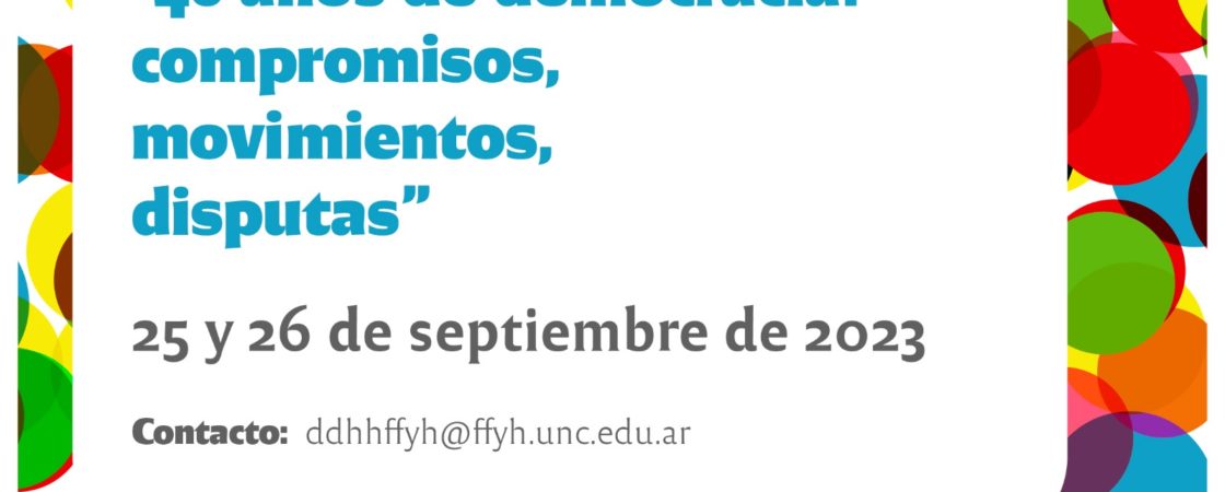 III Jornadas sobre Derechos Humanos de la Facultad de Filosofía y Humanidades
