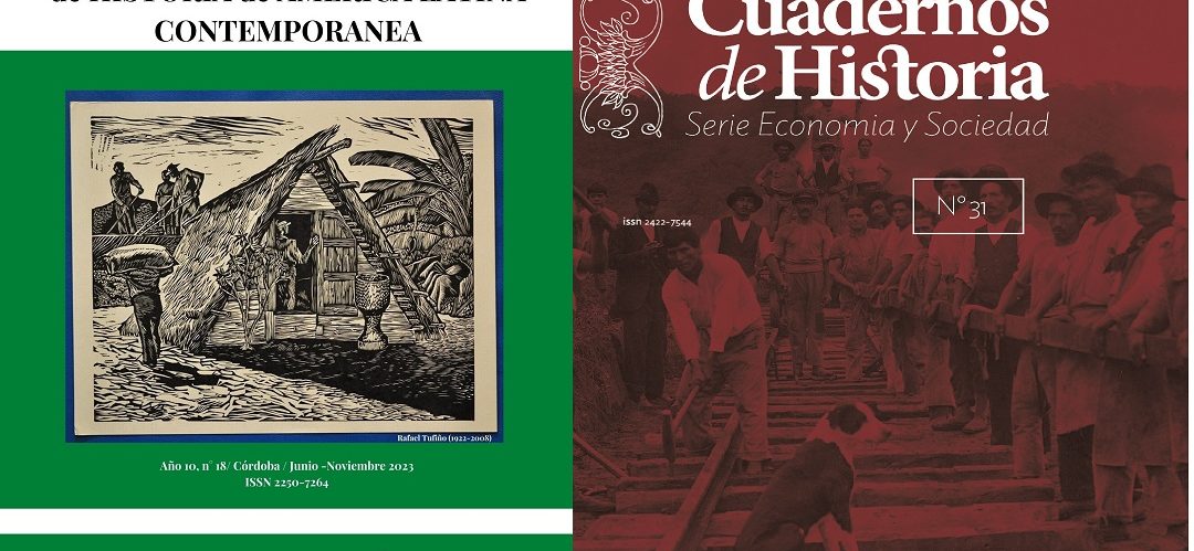 Nuevos números de «Cuadernos de Historia. Serie Economía y Sociedad» y de la Revista de la Red Intercátedras de Historia de América Latina Contemporánea