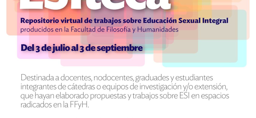 ESIteca | Repositorio virtual de trabajos sobre Educación Sexual Integral producidos en la Facultad de Filosofía y Humanidades