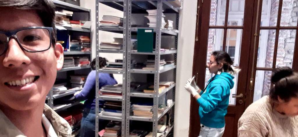 Doce estudiantes de la Escuela de Bibliotecología iniciaron las Prácticas socioeducativas en el Archivo Provincial de la Memoria