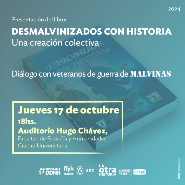 Presentación del libro DESMALVINIZADOS CON HISTORIA. Una creación colectiva 