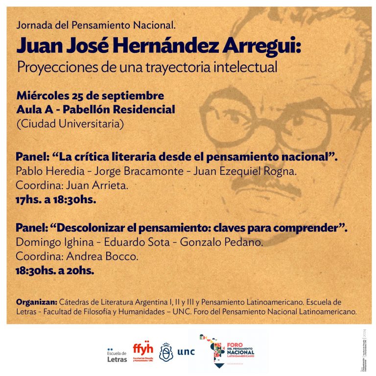 Jornada del Pensamiento Nacional | Juan José Hernández Arregui: Proyecciones de una trayectoria intelectual