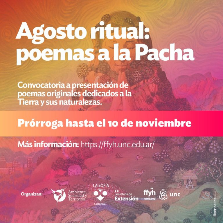 Convocatoria literaria «Agosto ritual: poemas a la Pacha»