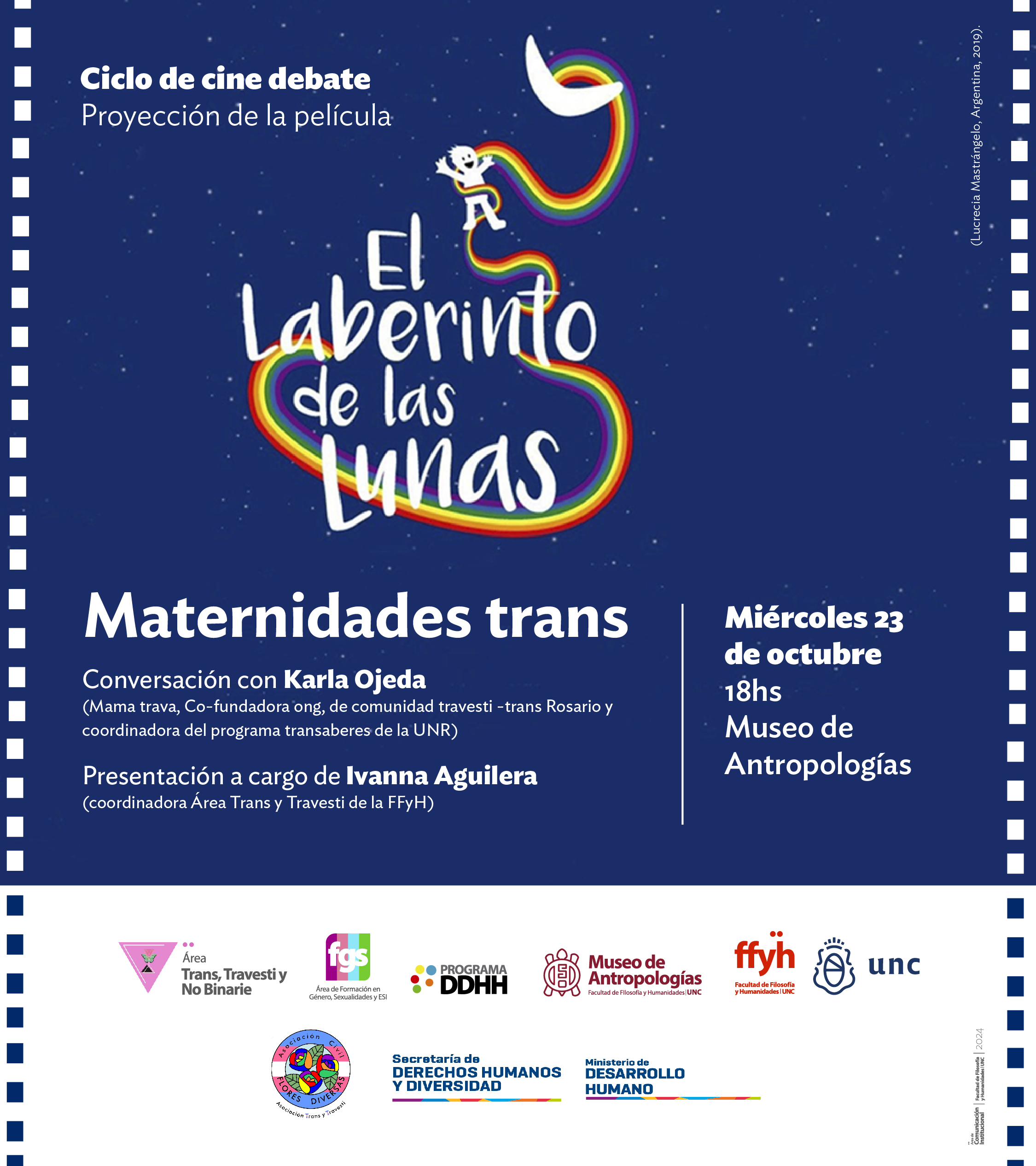 Cine debate y proyección de la película “El laberinto de las lunas”. Maternidades trans