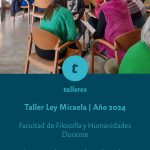 Taller presencial: Ley Micaela para el claustro docente