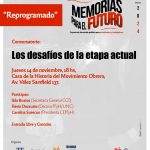 Reprogramado – Memorias para el Futuro 2024 | Los desafíos de la etapa actual