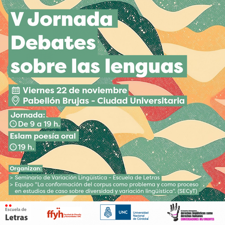 V Jornada Debates sobre las lenguas