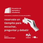 Encuentro de Egresades y Estudiantes de Bibliotecología en la FFyH